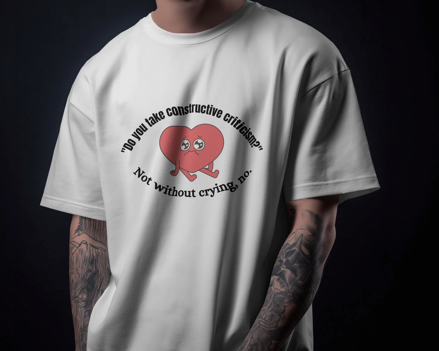 Constructive Criticism – Unisex Oversized Tee