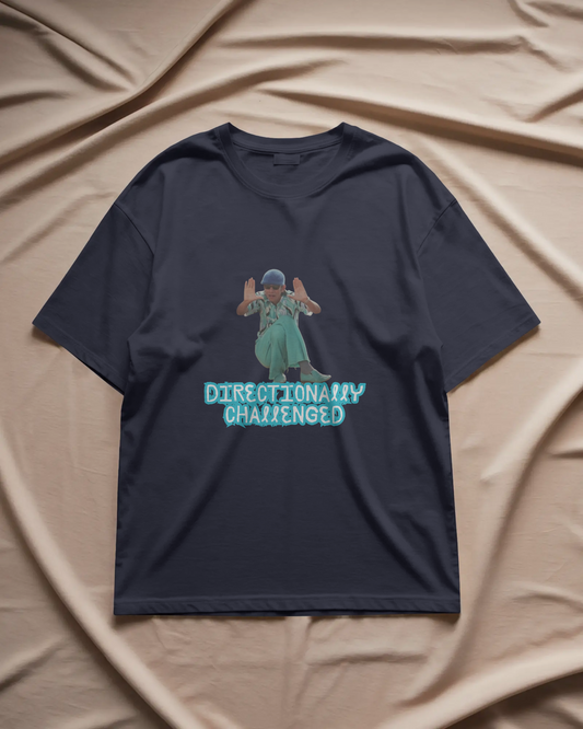 Directionally Challenged - Unisex Oversized Tee