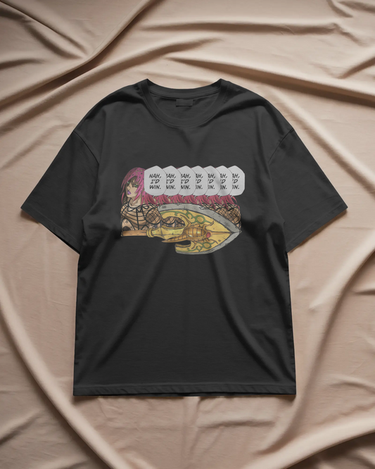 Nah I'd Win Requiem - Unisex Oversized Tee