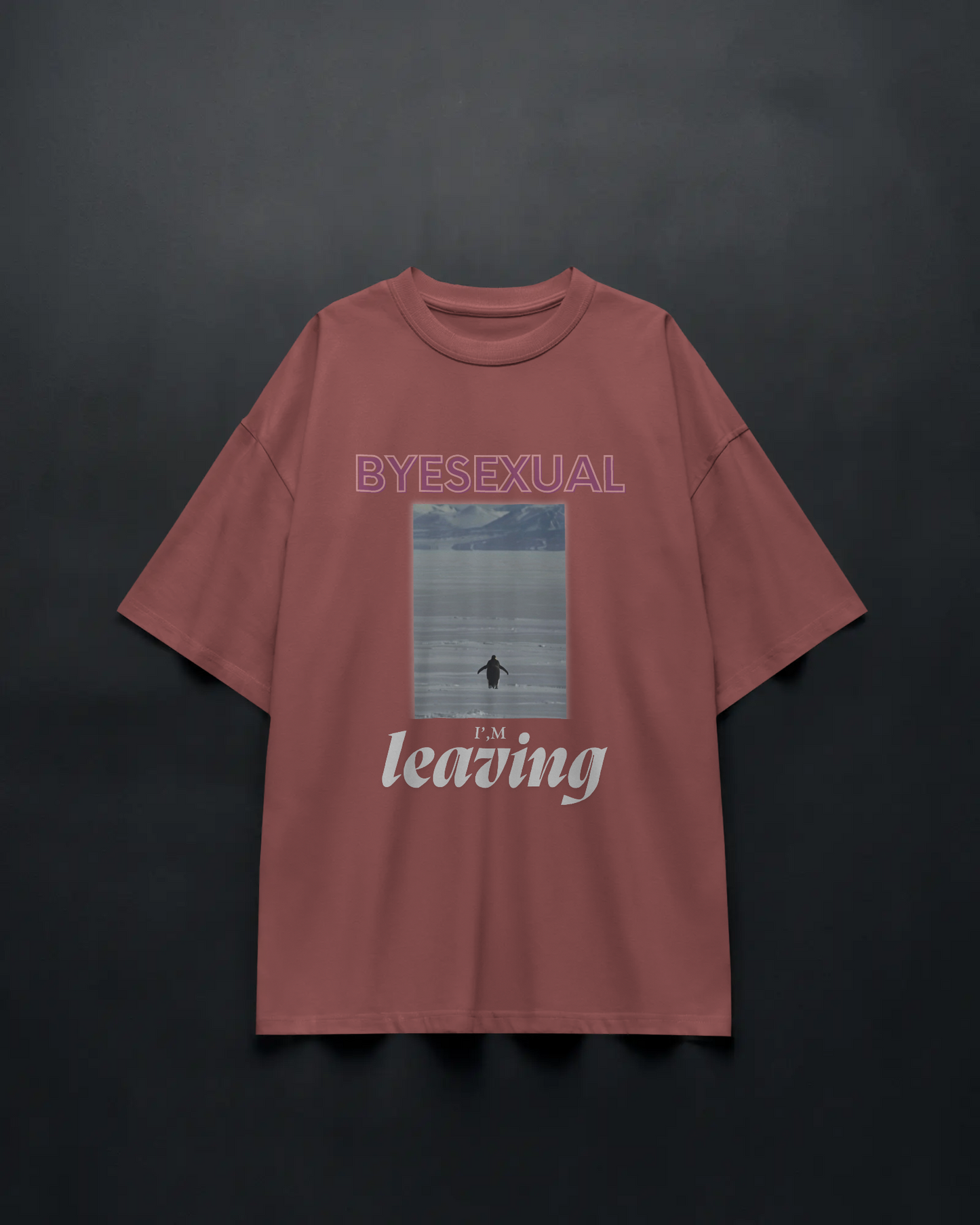 Byesexual - Unisex Oversized Tee