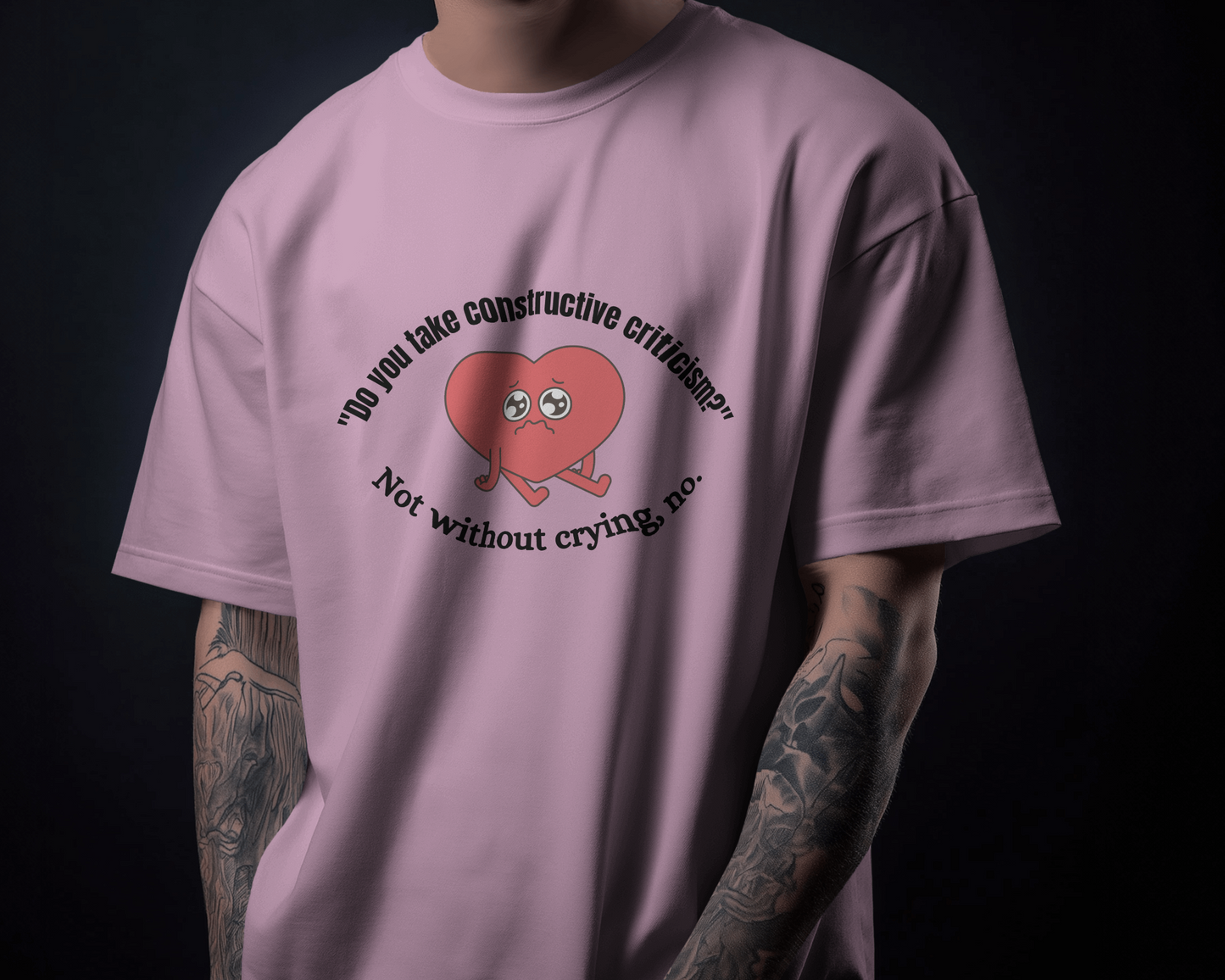 Constructive Criticism – Unisex Oversized Tee
