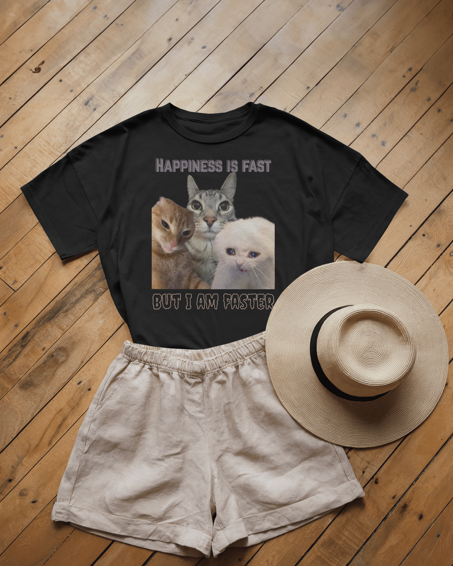 Faster Than Happiness - Baby Tee