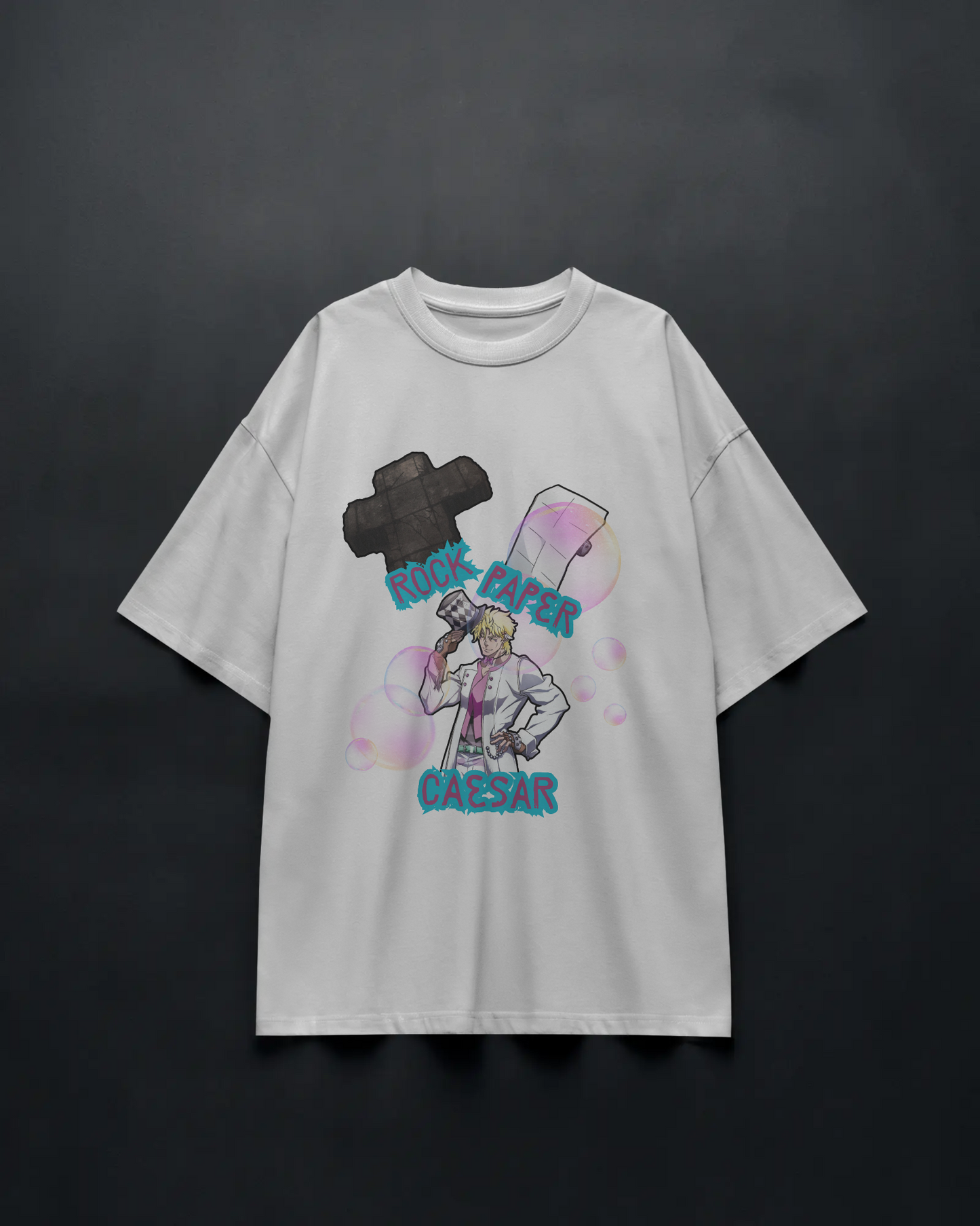 Rock beats Caesar? - Unisex Oversized Tee