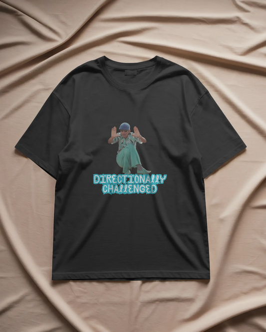 Directionally Challenged - Unisex Oversized Tee