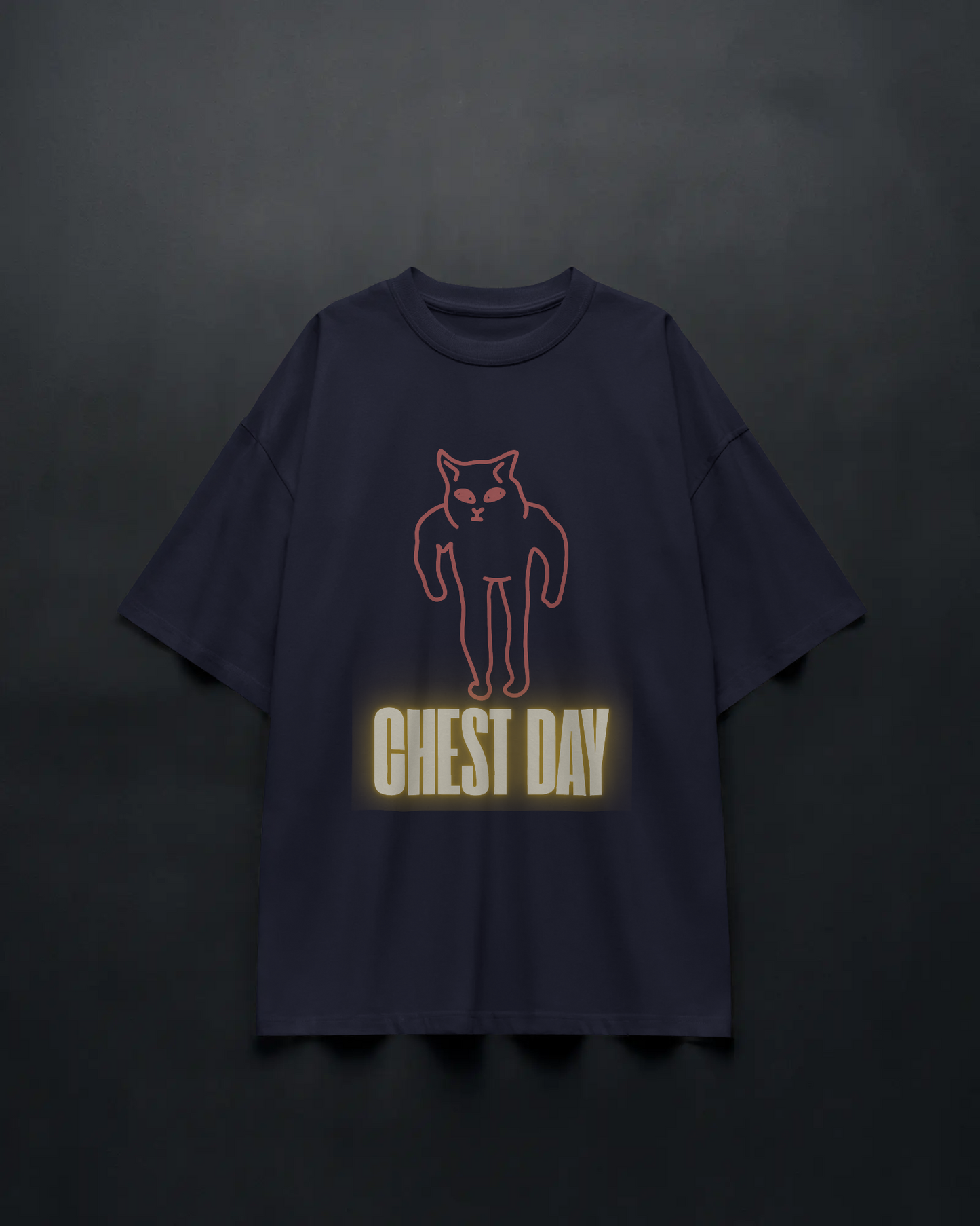 Chest Day - Unisex Oversized Tee