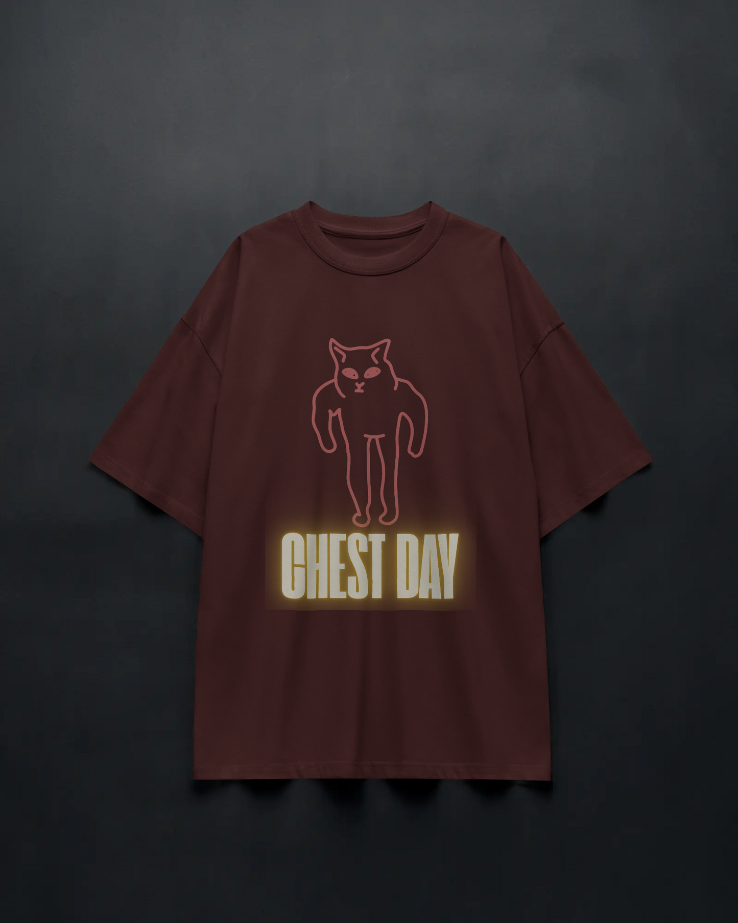 Chest Day - Unisex Oversized Tee