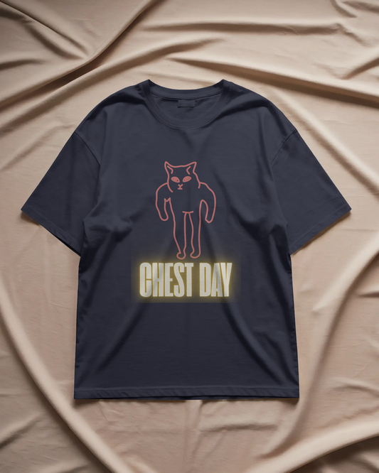 Chest Day - Unisex Oversized Tee