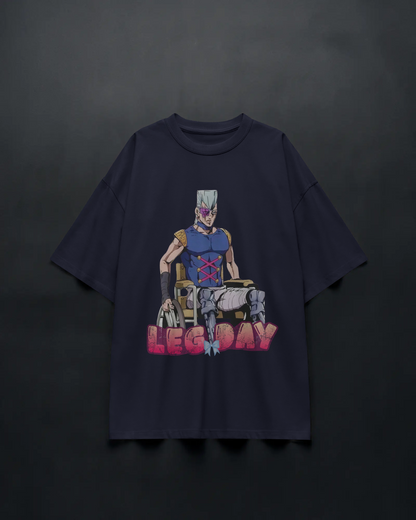 Polnareff's Leg Day - Unisex Oversized Tee