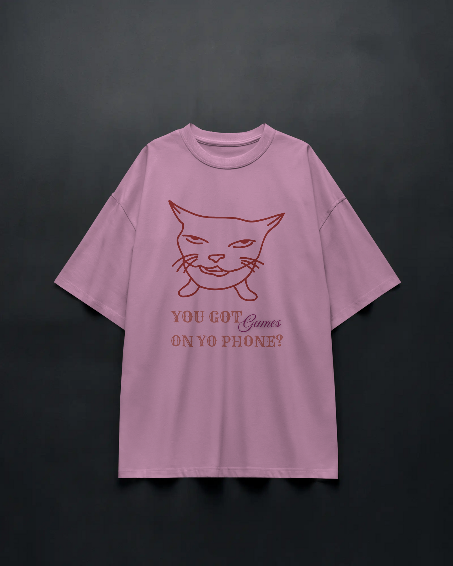 Games? - Unisex Oversized Tee