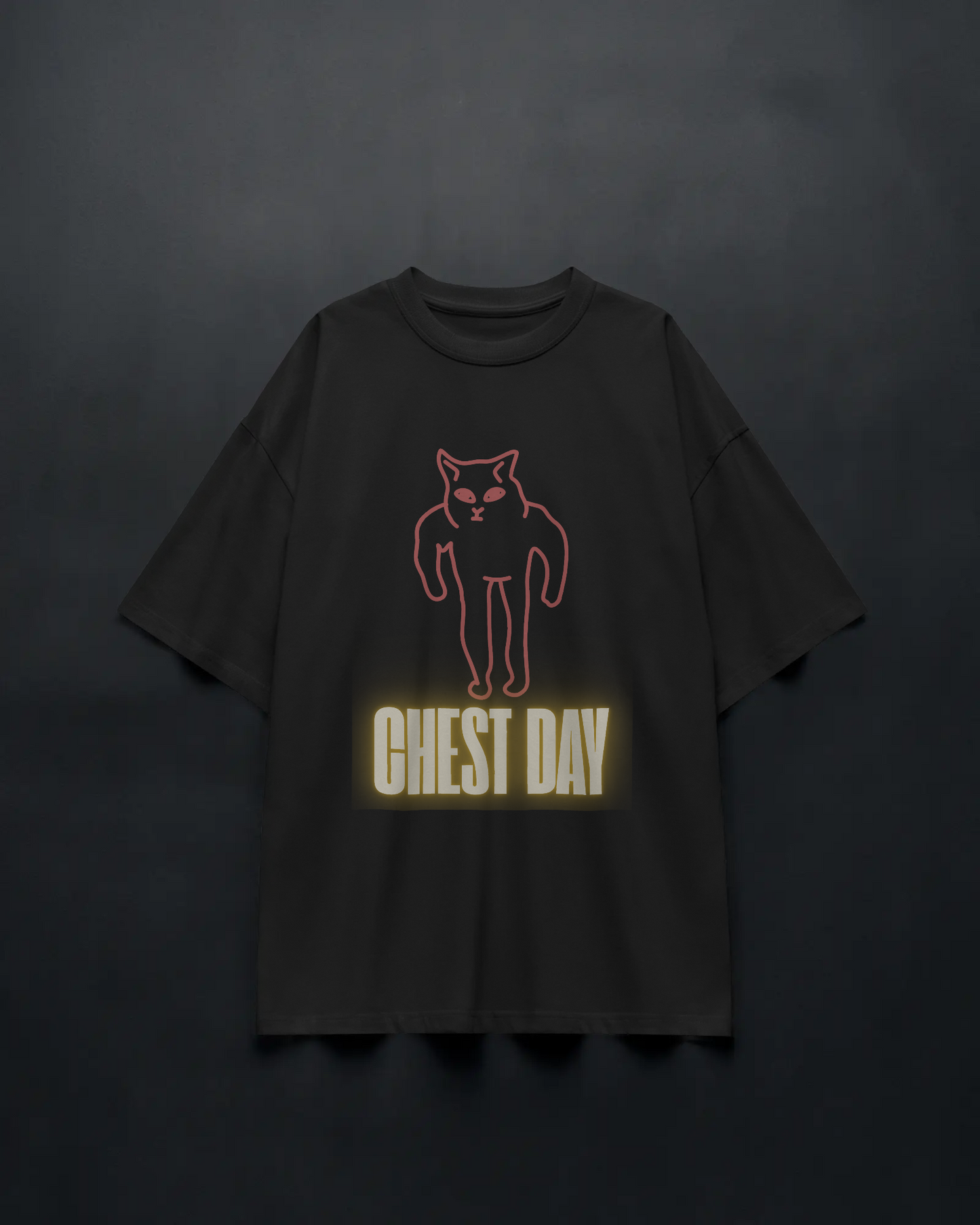 Chest Day - Unisex Oversized Tee