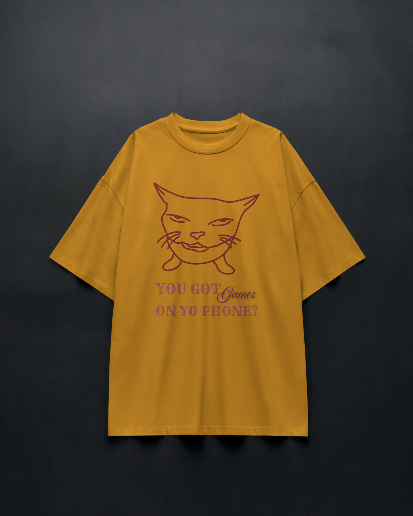 Games? - Unisex Oversized Tee