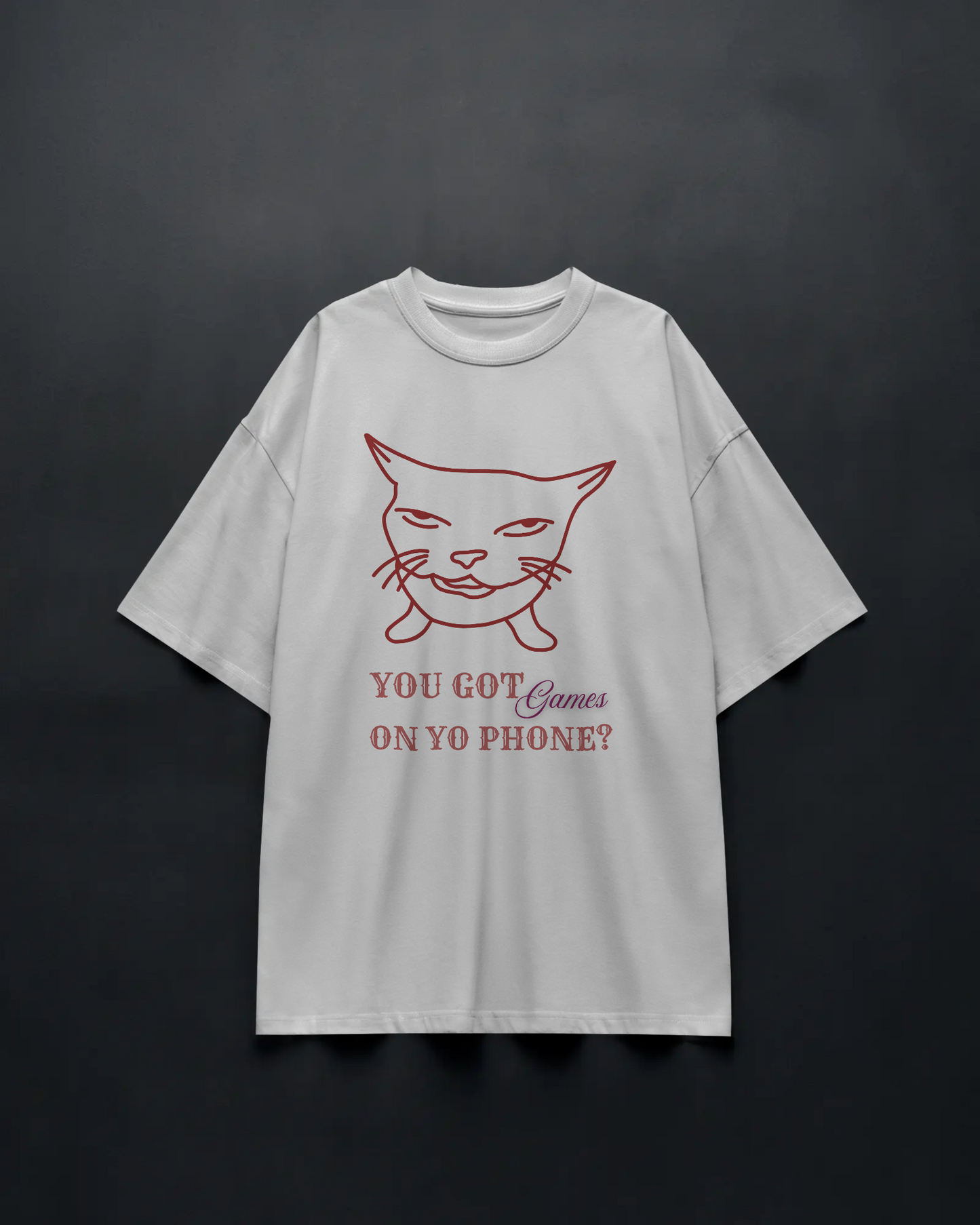 Games? - Unisex Oversized Tee