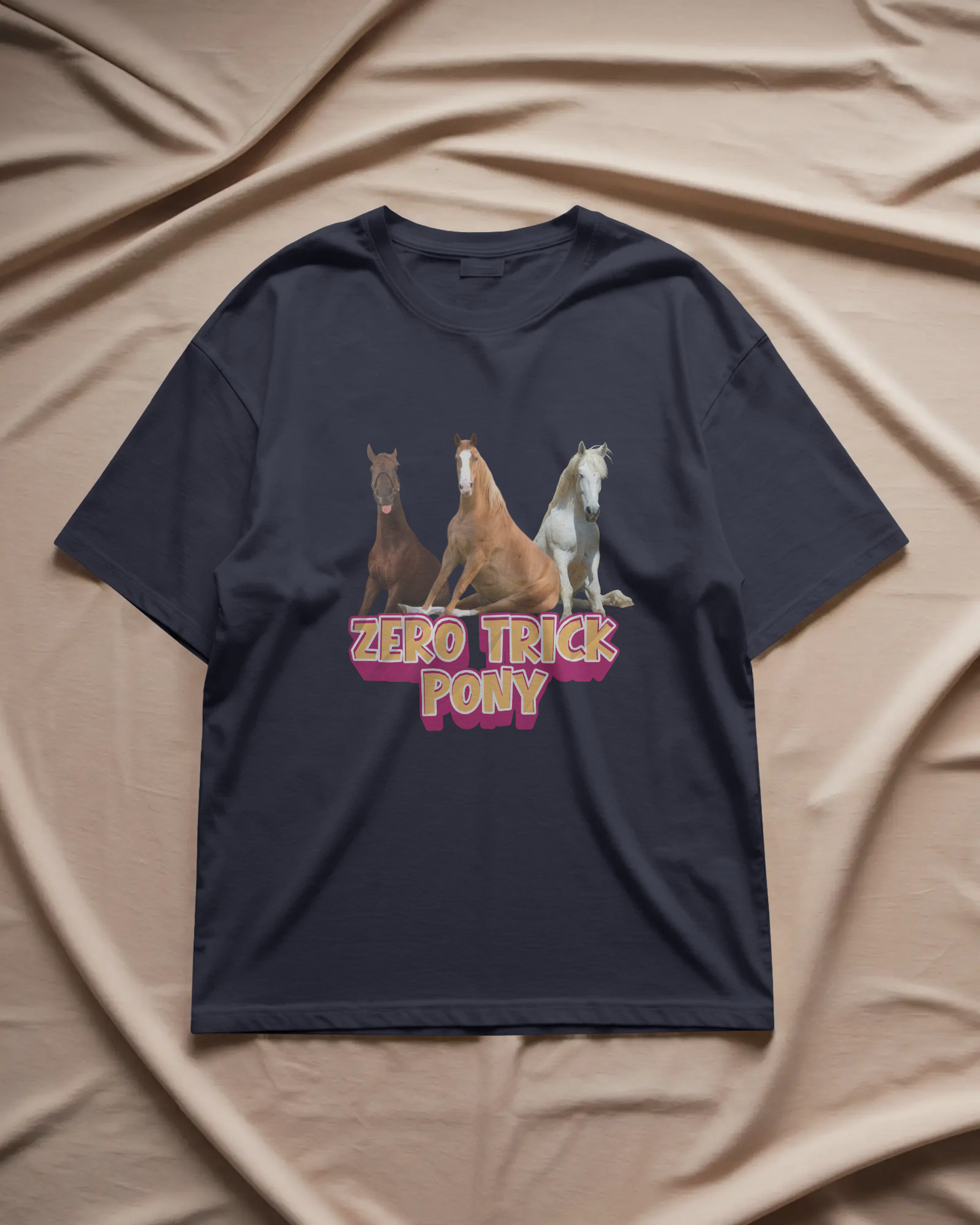 Zero Trick Pony - Unisex Oversized Tee