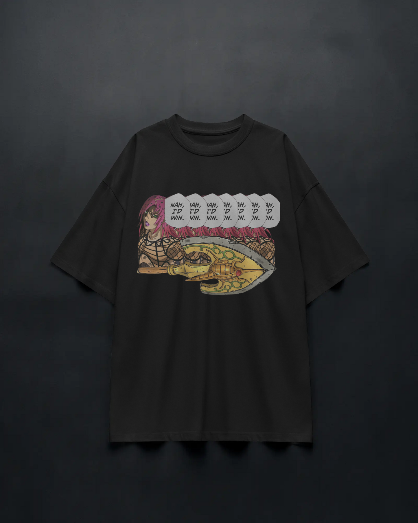 Nah I'd Win Requiem - Unisex Oversized Tee