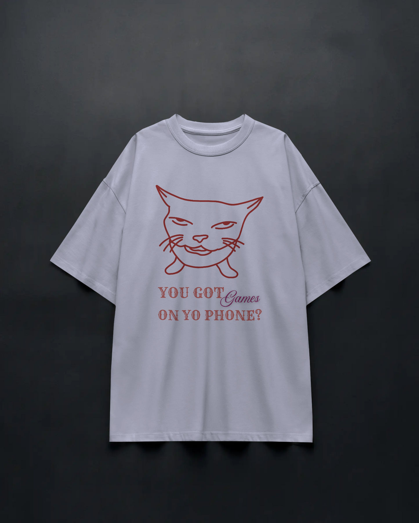 Games? - Unisex Oversized Tee